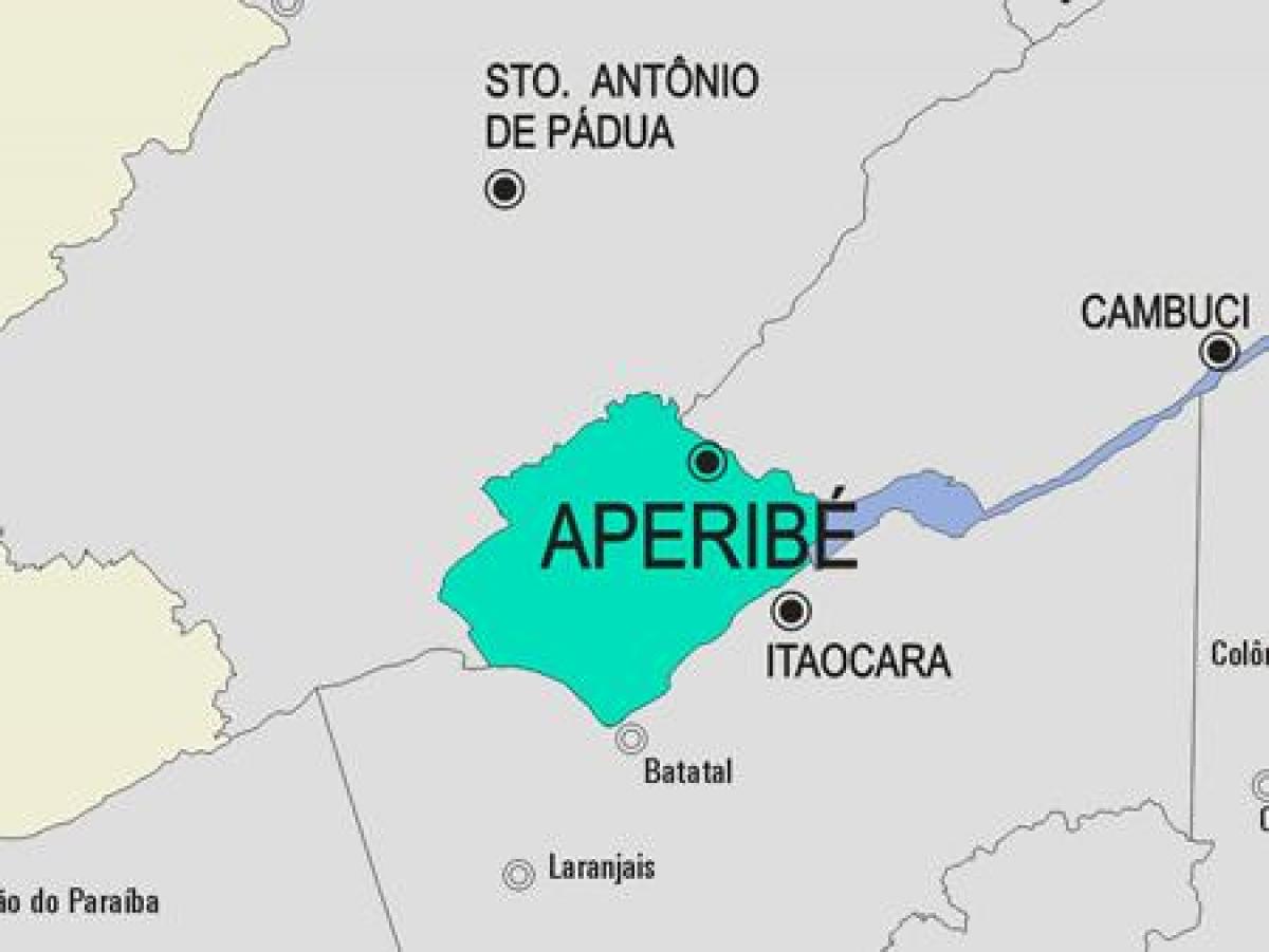 Aperibé Belediyesi haritası