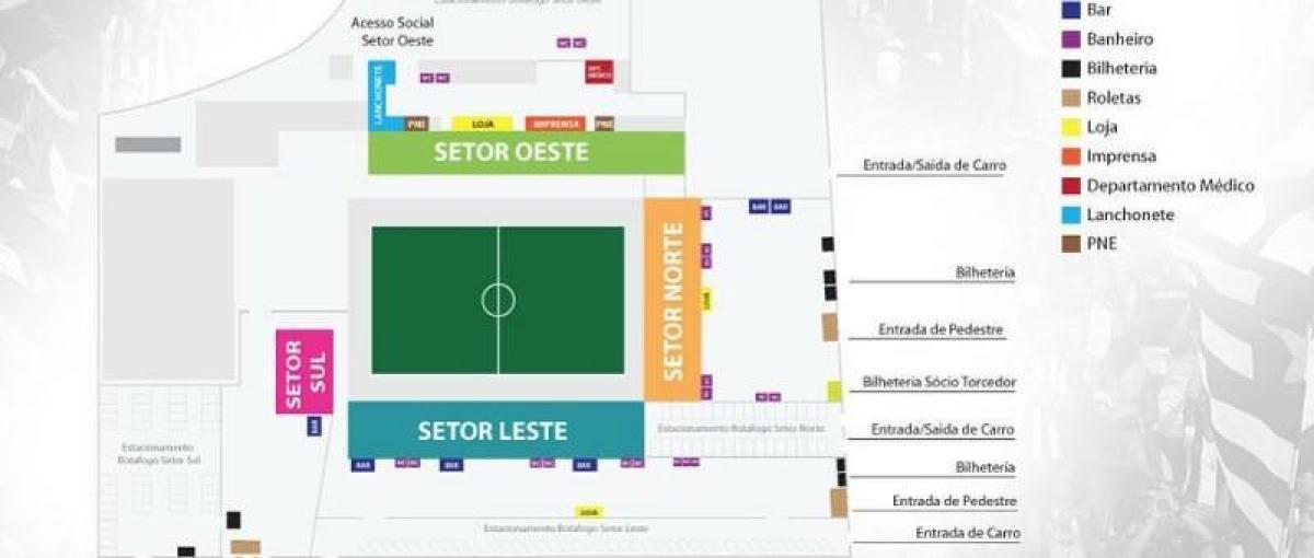 Arena haritası Botafogo