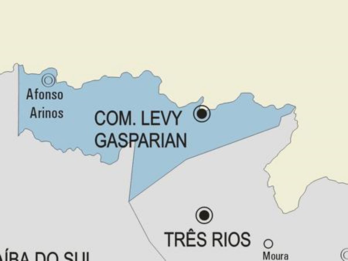 Casimiro de Abreu Belediyesi haritası
