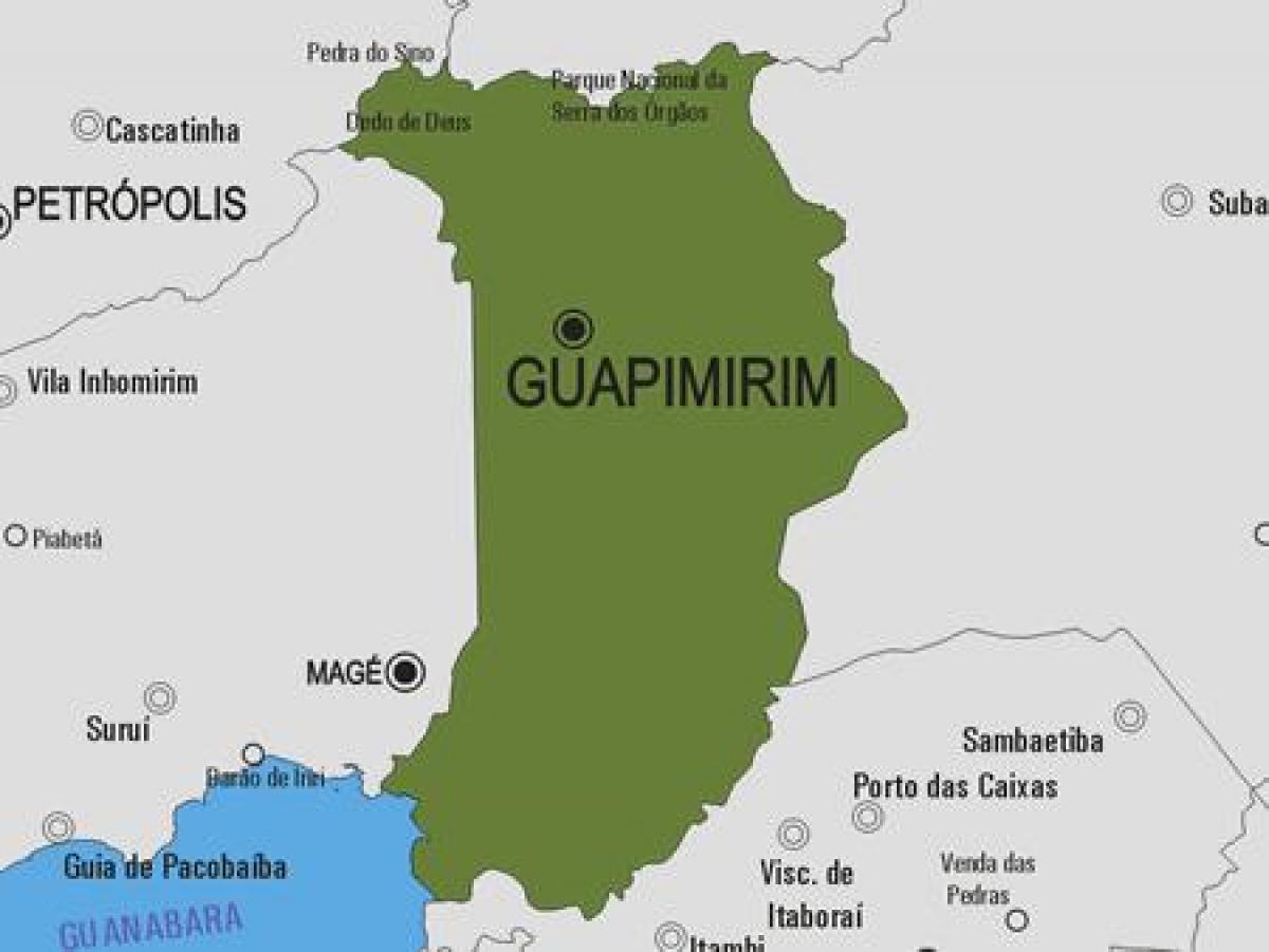 Guapimirim Belediyesi haritası