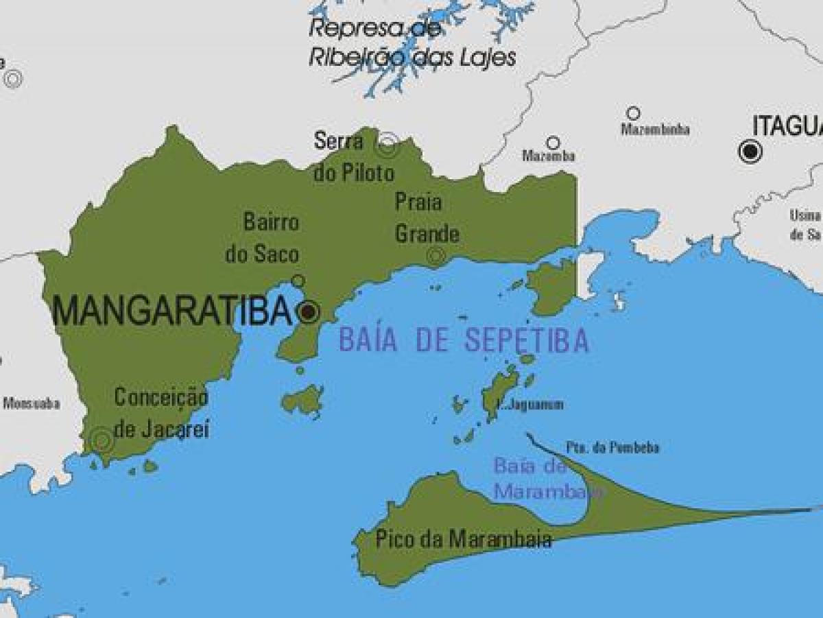 Mangaratiba Belediyesi haritası