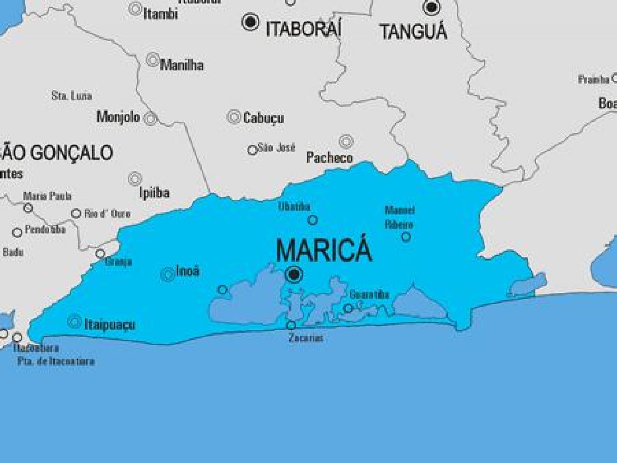Marica Belediyesi haritası
