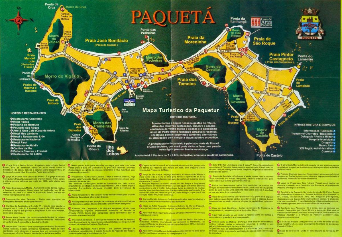 Paquetá haritası