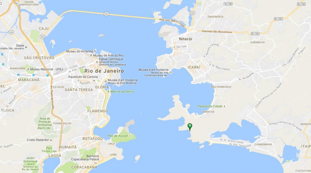 Plaj Forte İmbuí haritası