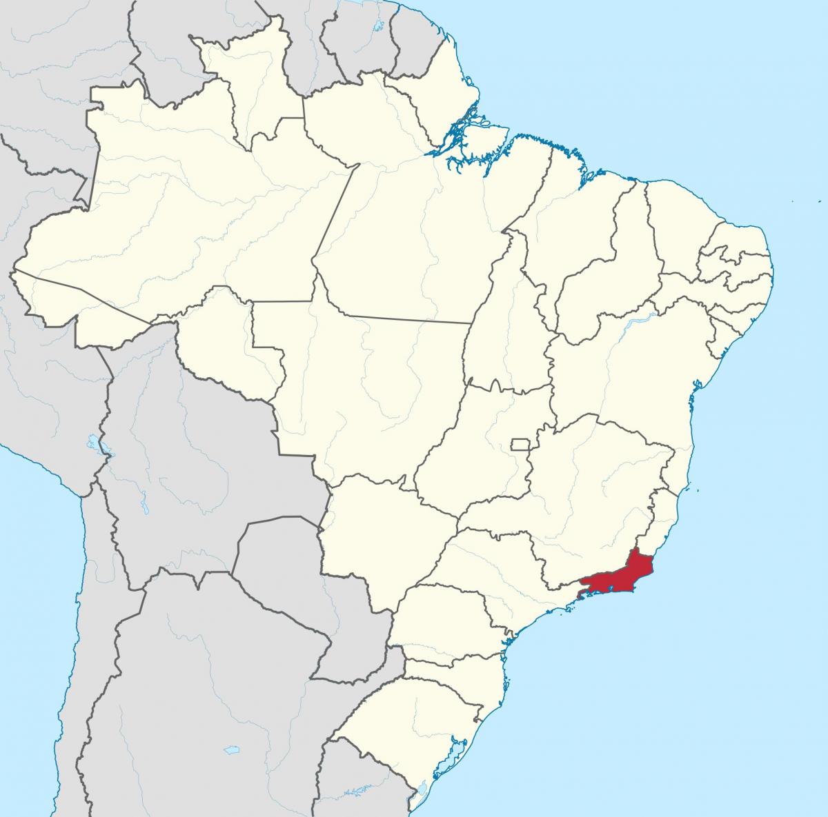Rio de Janeiro Eyalet haritası