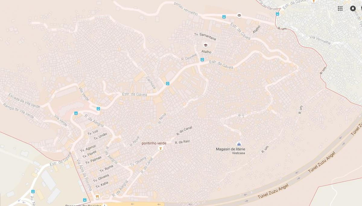 Rocinha favela haritası