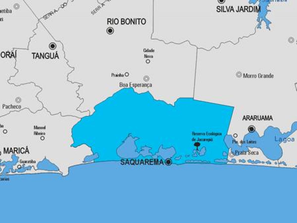 Saquarema Belediyesi haritası