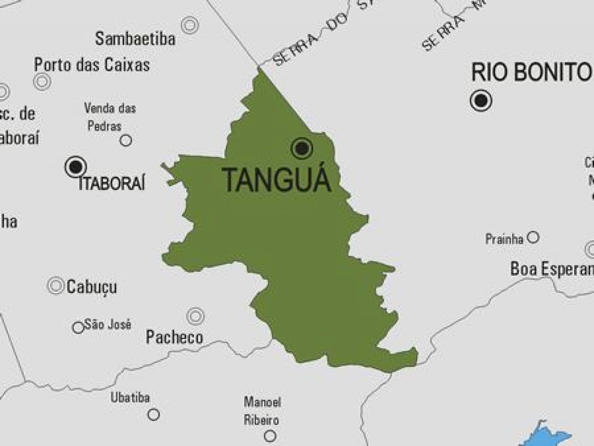 Tanguá Belediyesi haritası