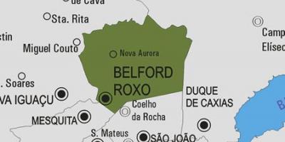 Belford Roxo Belediyesi haritası