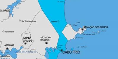 Cabo Frio Belediyesi haritası