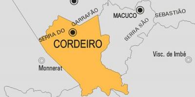 Cordeiro Belediyesi haritası