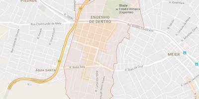Engenho de Dentro haritası