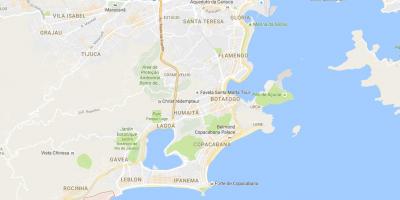 Favela Vidigal harita