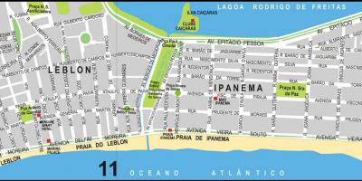 Ipanema Plajı Haritayı göster