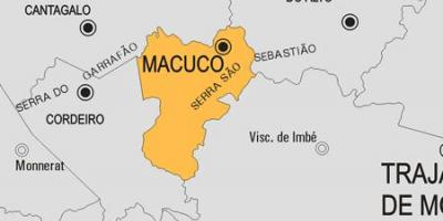 Macuco Belediyesi haritası