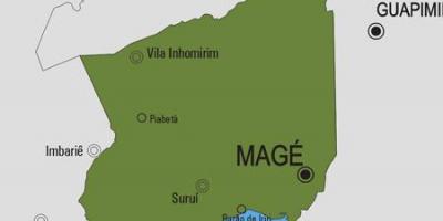Magé Belediyesi haritası