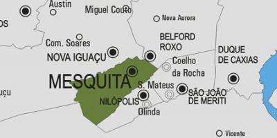 Mesquita Belediyesi haritası