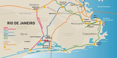 Rio Arena harita konumu