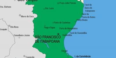 São Fidélis Belediyesi haritası