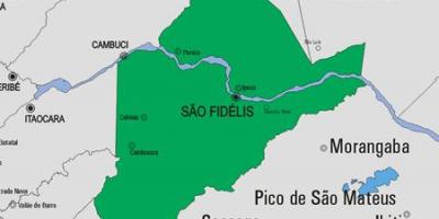 São Francisco de İtabapoana Belediyesi haritası