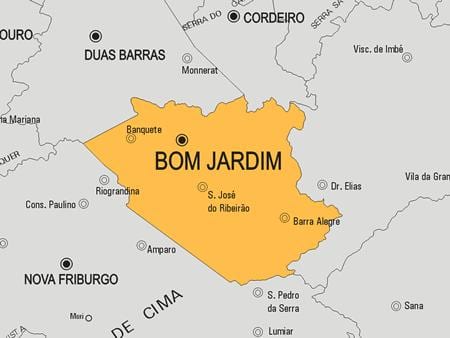 Bom Jardim Belediyesi haritası