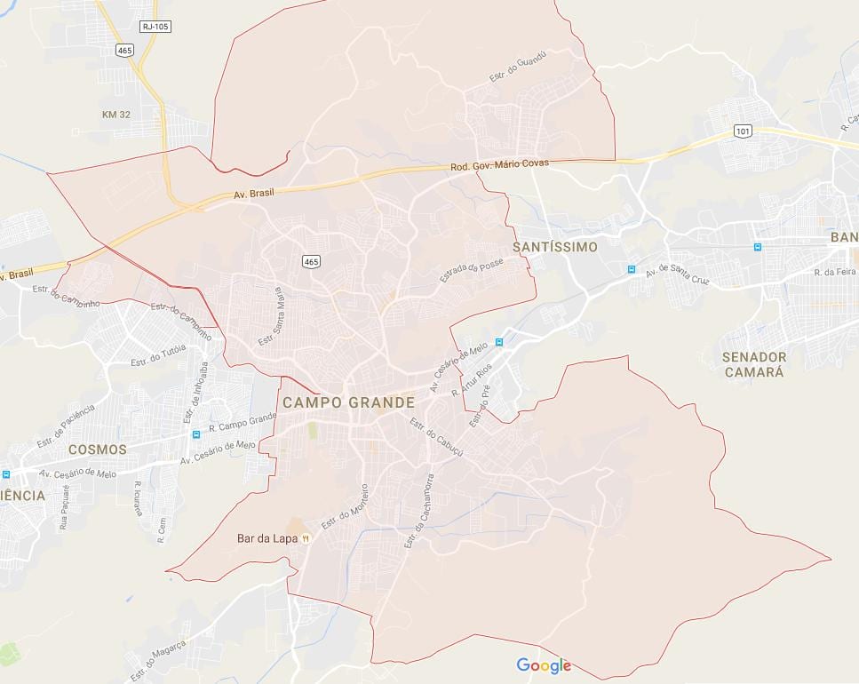 Campo Grande haritası