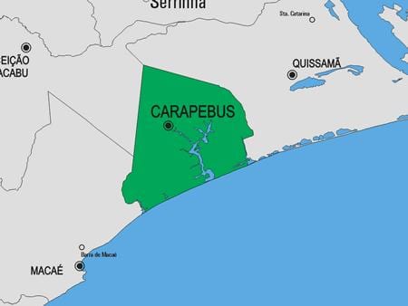 Haritası Campos dos Goytacazes Belediyesi