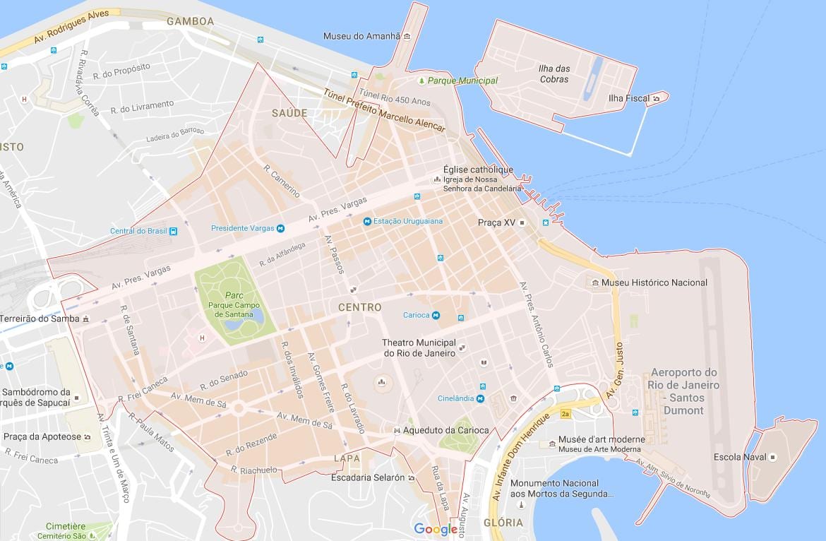 Centro haritası
