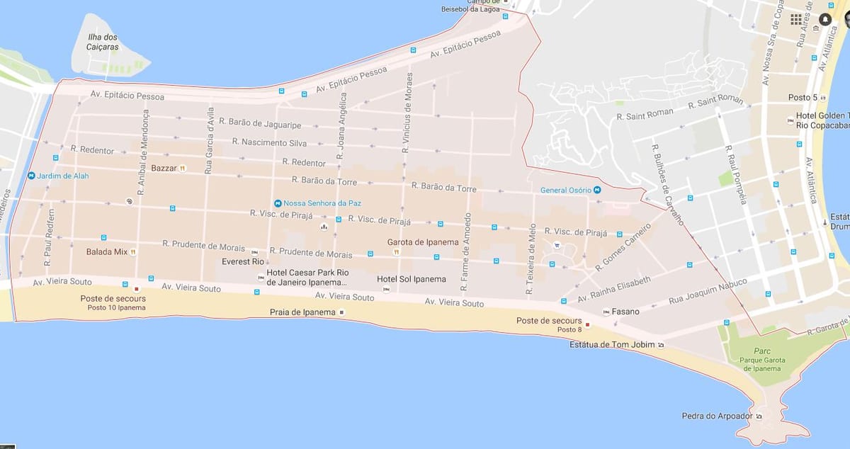 Ipanema haritası
