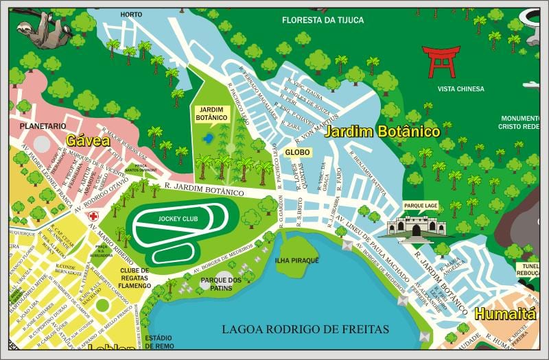 Jockey Club Brasileiro haritası