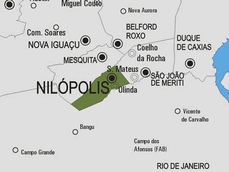 Nilópolis Belediyesi haritası