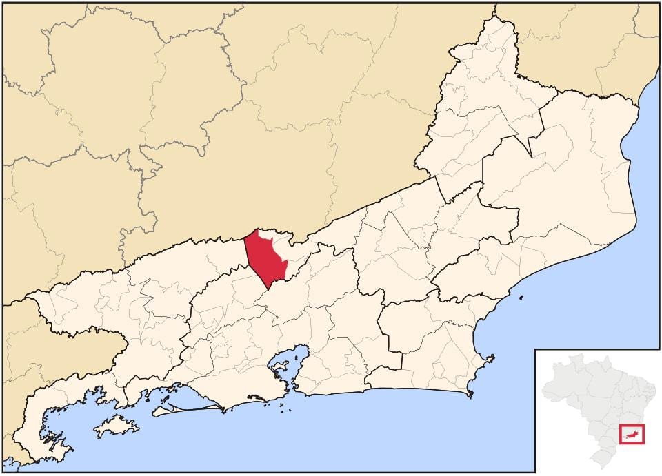 Paraíba do Sul haritası