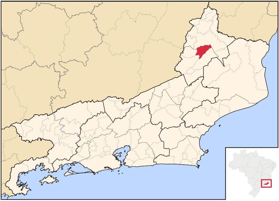 São José de Ubá haritası