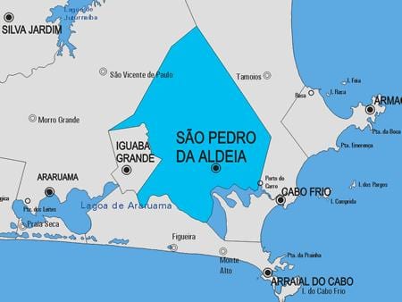 São Pedro da Köy Belediyesi haritası