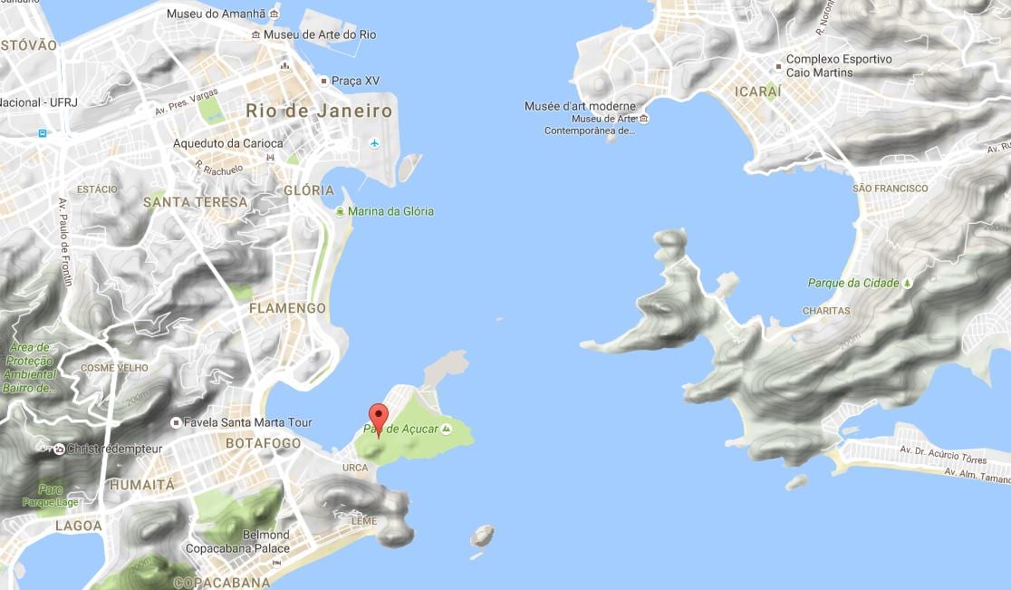 Urca Tepesi haritası