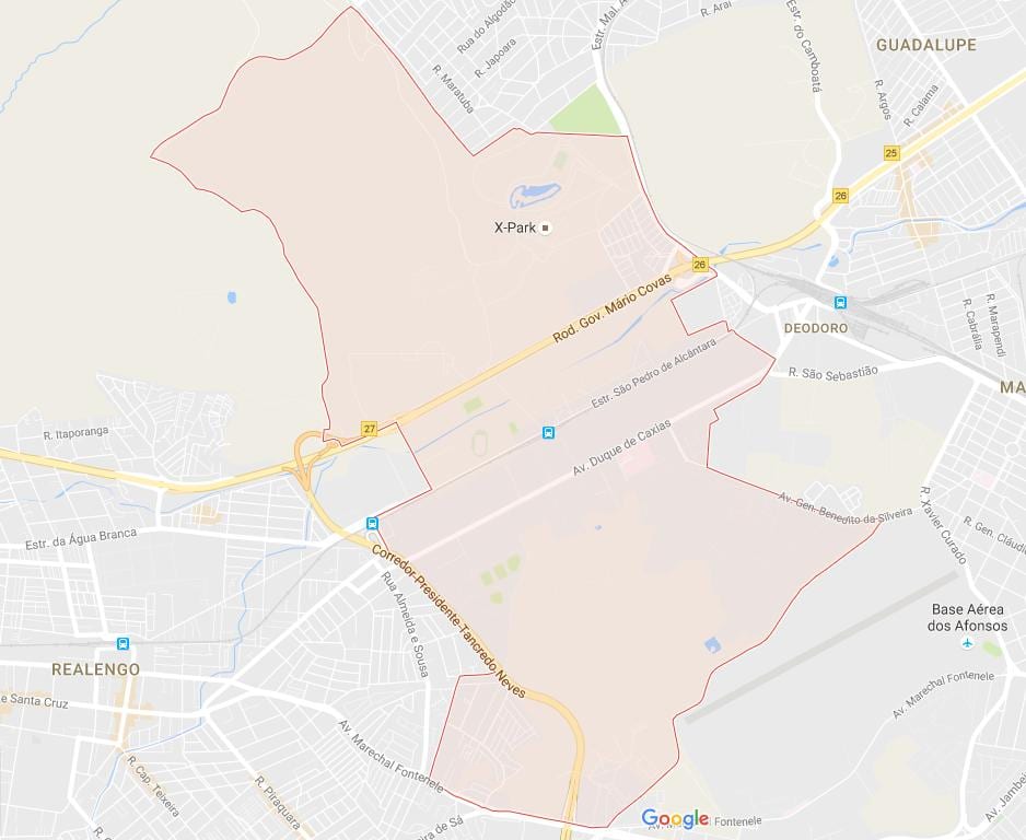 Vila Militar haritası