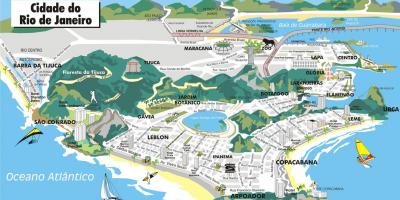 3d harita Rio de Janeiro