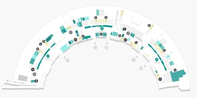 1 havaalanı haritası Galeão Terminal Seviye 1
