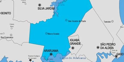 Araruama Belediyesi haritası