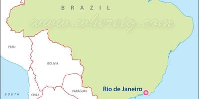 Brezilya Rio de Janeiro haritası