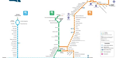 BRT haritası Rio de Janeiro