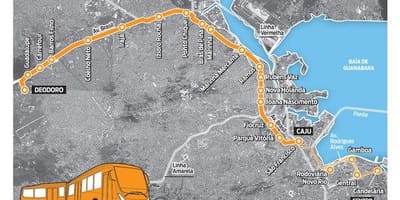 BRT TransBrasil haritası