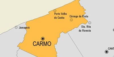 Cardoso Moreira Belediyesi haritası