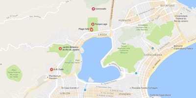 Lage Parkı haritası