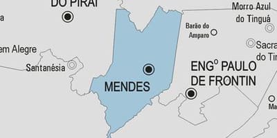 Mendes Belediyesi haritası
