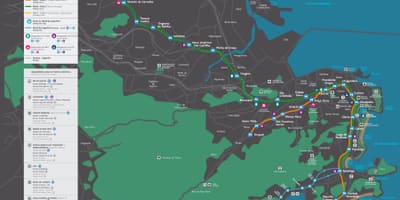 Metro haritası Rio