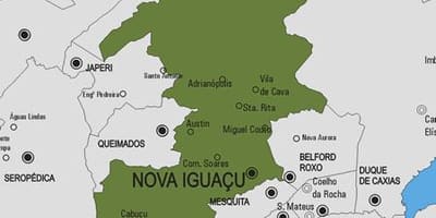 Nova Iguaçu Belediyesi haritası