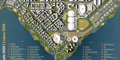 Olimpiyat Parkı eski haritası