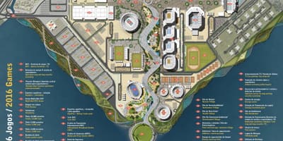 Olimpiyat Parkı haritası