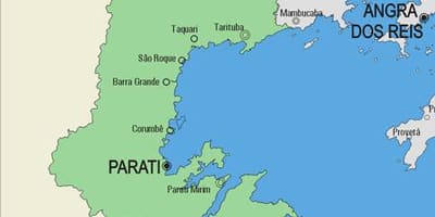 Parati Belediyesi haritası